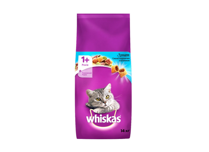 Whiskas для кішок з тунцем 14 кг