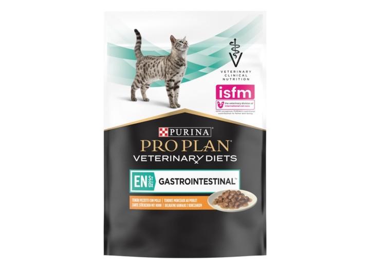 Purina Veterinary Diets EN Gastrointestinal Feline в підливці з куркою для котів 10х80 г