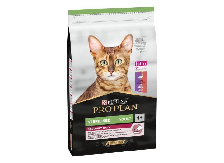 Purina Pro Plan Cat Adult Sterilised Duck для стерилизованных кошек с уткой 10 кг