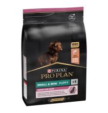 Purina Pro Plan Puppy Small & Mini Sensitive Skin Salmon для щенков мелких пород с лососем 3 кг