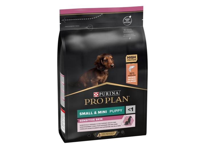 Purina Pro Plan Puppy Small & Mini Sensitive Skin Salmon для щенков мелких пород с лососем 3 кг