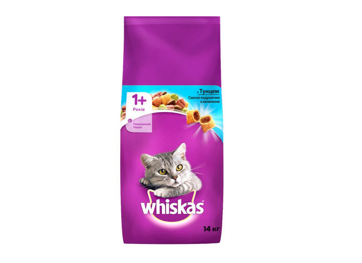 Whiskas для кішок з тунцем 14 кг