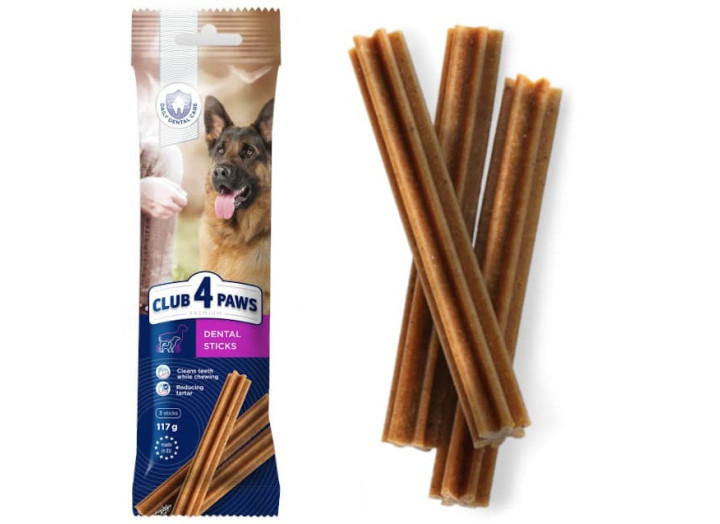 Клуб 4 Лапи Premium Dental Sticks для собак великих порід 117 г