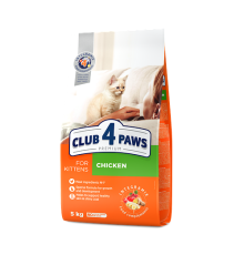Клуб 4 Лапи Premium Kitten Chicken для кошенят з куркою 5 кг