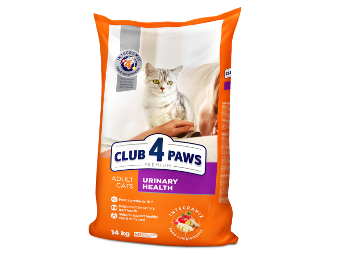 Клуб 4 Лапи Premium Urinary Health для котів 14 кг