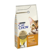 Cat Chow Adult Turkey Chicken для кішок з індичкою та куркою 15 кг
