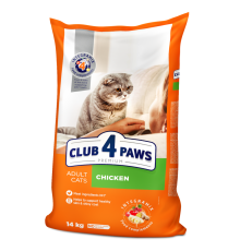 Клуб 4 Лапи Premium Chicken для кішок з куркою 14 кг