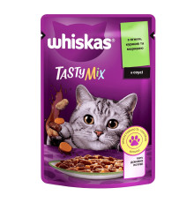 Whiskas Tasty Mix павук для кішок з ягнятком, куркою та морквою в соусі 28*85 г