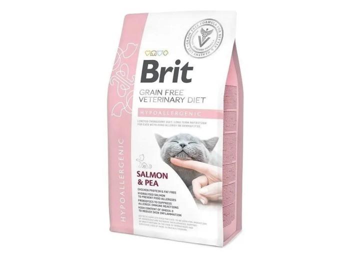 Brit VD Cat Hypoallergenic для кішок з лососем 2 кг Brit VD Cat Hypoallergenic для кішок з лососем 2 кг