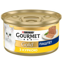 Gourmet Gold для кішок паштет з куркою 24x85 г
