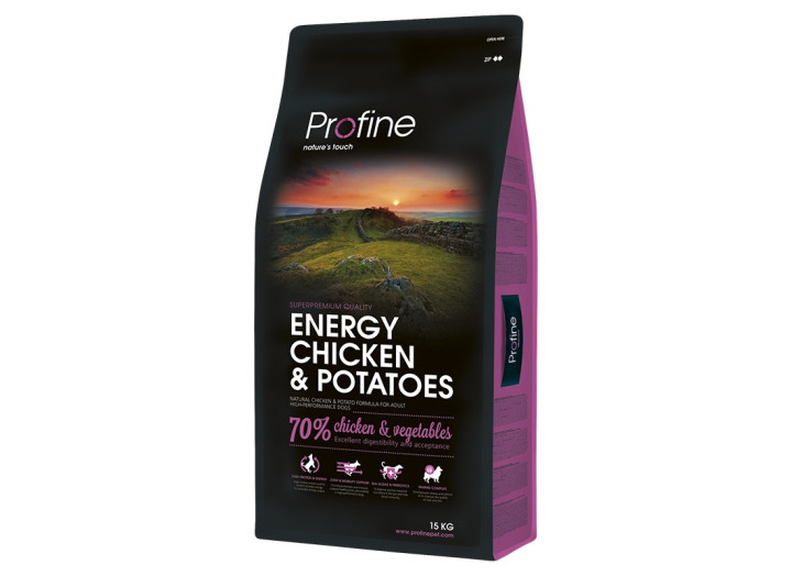 Profine Energy Chicken Potatoes для собак з куркою 15 кг