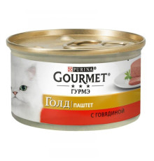 Gourmet Gold для кішок паштет з яловичиною 24x85 г