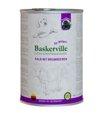 Baskerville Super Premium Kalb Mit Brombeerenе телятина та ожина для цуценят 400 г