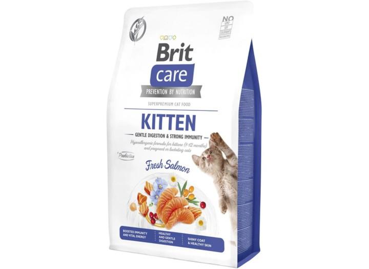 Brit Care Kitten Gentle Digestion Strong Immunity для котят с лососем 7 кг Brit Care Kitten Gentle Digestion Strong Immunity для котят с лососем 7 кг