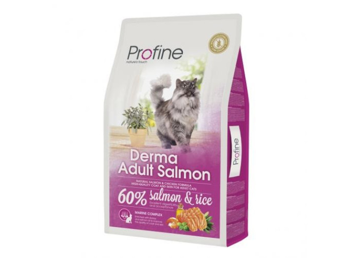 Profine Derma Salmon для котів з лососем 10 кг