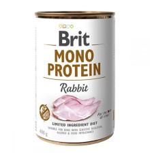 Влажный корм Brit Mono Protein Dog для собак с кроликом 400 г фото