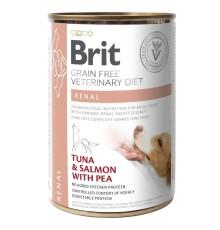 Brit VD Renal Cans для собак с лососем 400 г фото