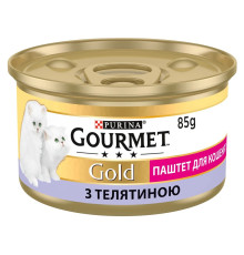 Gourmet Gold для кошенят паштет з телятиною 24x85 г