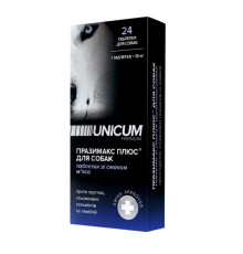Пігулки Unicum Premium Празімакс Плюс проти гельмінтів для собак (24 шт)