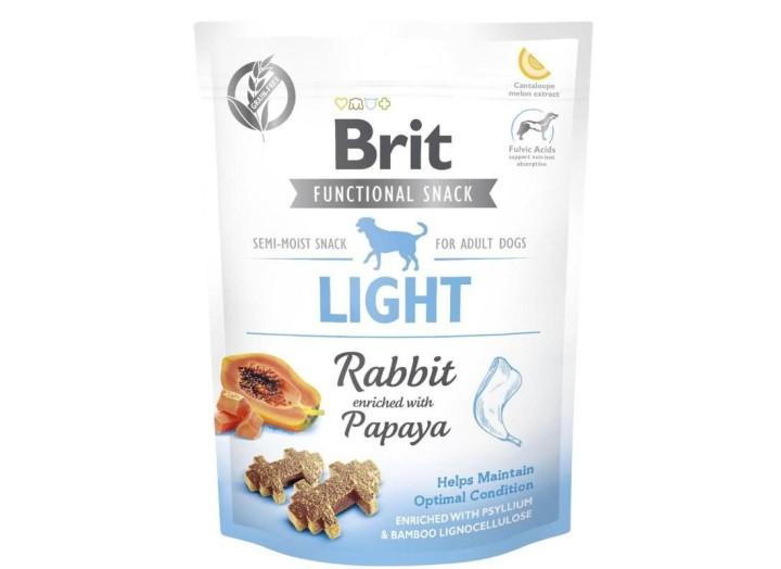 Brit Care Light Ласощі для підтримки оптимальної ваги у собак із кроликом 150 г Brit Care Light Ласощі для підтримки оптимальної ваги у собак із кроликом 150 г