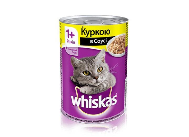 Whiskas кусочки с курицей в соусе 400 г Whiskas кусочки с курицей в соусе 400 г