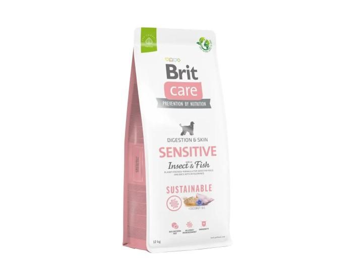 Brit Care Dog Sustainable Sensitive Fish для собак с чувствительным пищеварением, рыба и насекомые 12 кг Brit Care Dog Sustainable Sensitive Fish для собак с чувствительным пищеварением, рыба и насекомые 12 кг