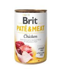 Влажный корм Brit Pate Meat Dog для собак паштет с курицей 400 г фото