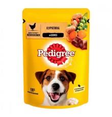 Pedigree Сhicken in sauce пауч для собак с курицей в соусе 24*100 г фото