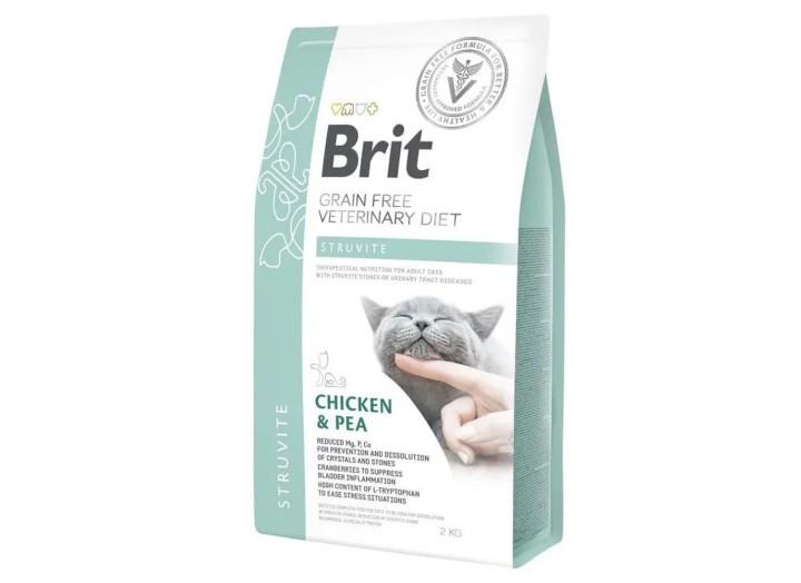 Brit VD Cat Struvite для котів при сечокам'яній хворобі з куркою 2 кг Brit VD Cat Struvite для котів при сечокам'яній хворобі з куркою 2 кг