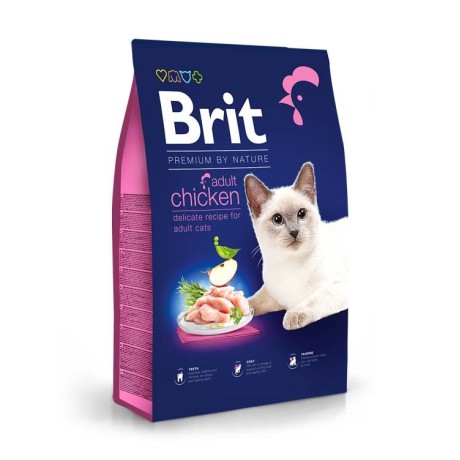 Brit Premium Adult Chicken для кішок з куркою 8 кг