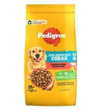 Сухий корм для дорослих собак Pedigree з яловичиною та овочами 12 кг