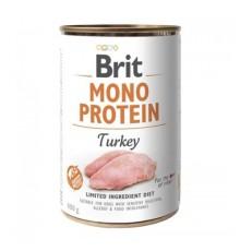 Влажный корм Brit Mono Protein Dog для собак с индейкой 400 г фото