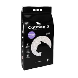 Бентонітовий наповнювач Catmania для кішок з лавандою лаванда, фіолетові гранули 10л, 8.5кг
