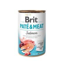 Влажный корм Brit Pate Meat Dog для собак паштет с лососем 400 г фото