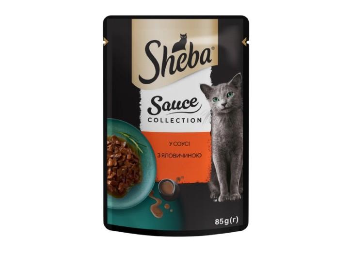 Sheba Slices для кішок з яловичиною в соусі 28х85 г Sheba Slices для кішок з яловичиною в соусі 28х85 г