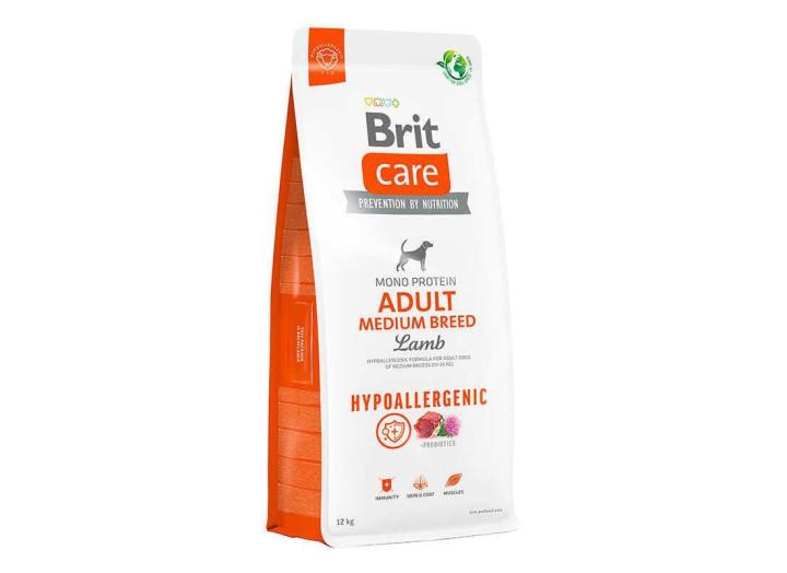 Brit Care Medium Hypoallergenic Breed Lamb для собак з ягням 12 кг