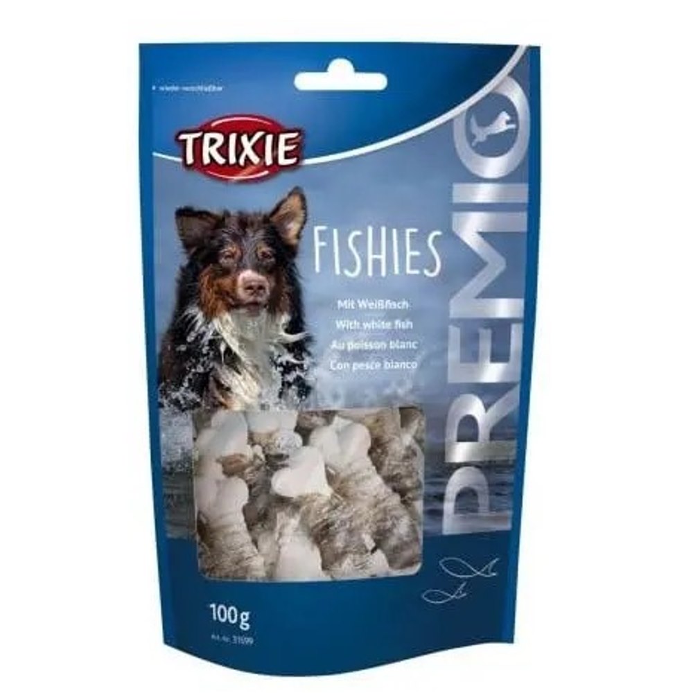 Ласощі для собак Trixie Premio Fishies, кісточка з рибою 100 г (31599)