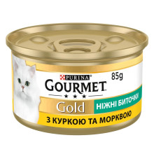 Gourmet Gold Ніжні биточки з куркою та морквою 24x85 г
