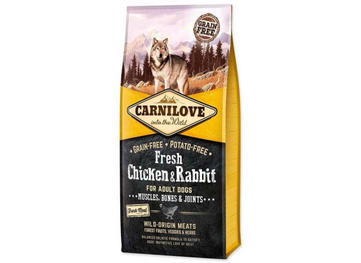 Carnilove Fresh Adult Chicken Rabbit для собак з куркою та кроликом 12 кг