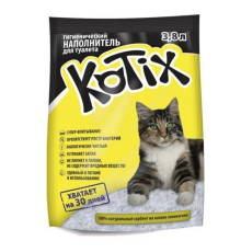 Наповнювач силікагелевий Kotix (Котікс) для котячого туалету 3,8 л