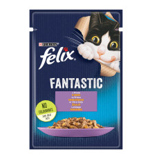 Влажный корм для кошек Felix Fantastic, с ягненком, 26*85 г