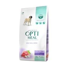 Optimeal Adult Small для собак малых пород с уткой 12 кг фото