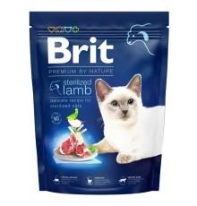 Brit Premium Sterilized Lamb для стерилизованных кошек с ягненком 1.5 кг фото