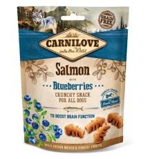Ласощі для собак Carnilove Dog Crunchy Snack, лосось та чорниця, 200 г (100408/8851)