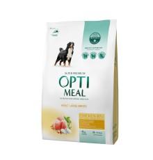 Optimeal Maxi для собак крупных пород с курицей 4 кг фото