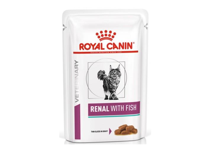 Royal Canin Renal Feline Fish Pouches для кошек с рыбой 12х85 г Royal Canin Renal Feline Fish Pouches для кошек с рыбой 12х85 г