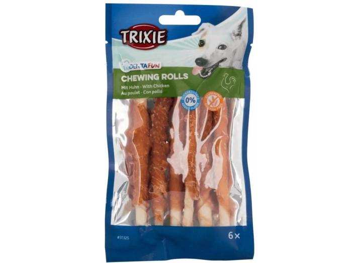 Лакомство для собак Trixie DENTAfun Палочка для чистки зубов, курица, 12 см, 6 шт., 70 г (31325) Лакомство для собак Trixie DENTAfun Палочка для чистки зубов, курица, 12 см, 6 шт., 70 г (31325)