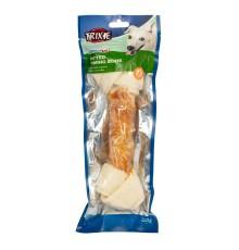 Лакомство для собак Trixie Кость для чистки зубов Denta Fun с курицей, 25 см, 1 шт., 220 г (31320_1шт)