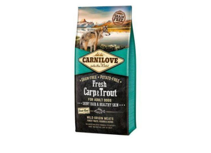 Carnilove Fresh Adult Carp Trout для собак з коропом та фореллю 12 кг