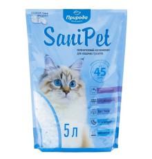 Наполнитель силикагелевый Sani Pet для кошачьего туалета 5 л фото